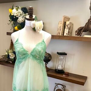 Victoria's Secret Mint Green Lingerie Set